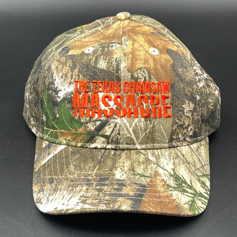 Kati Realtree The Texas Chainsaw Massacre Camo Hat Orange Embroidery Strapback